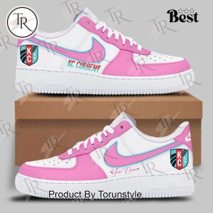 Kansas City Current 2024 Air Force 1 Sneakers – Pink