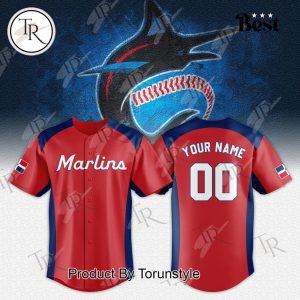 Miami Marlins x Dominican Republic 2024 Baseball Jersey