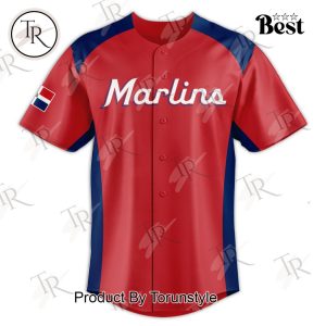 Miami Marlins x Dominican Republic 2024 Baseball Jersey