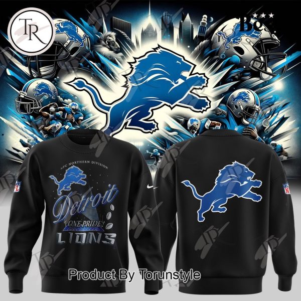 NFC Northern Division Detroit Lions One Pride Hoodie