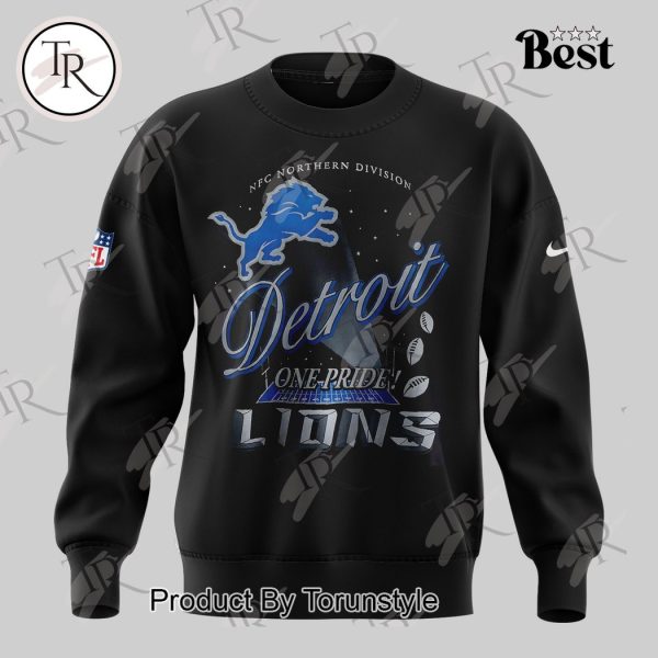 NFC Northern Division Detroit Lions One Pride Hoodie