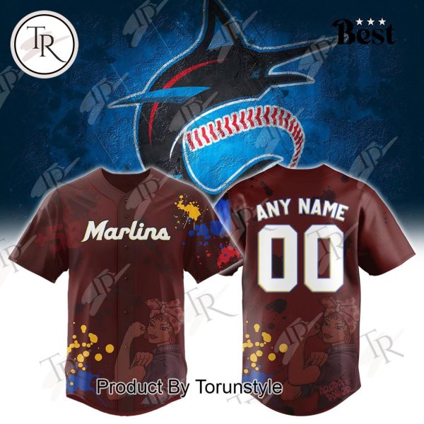 Miami Marlins x Venezuelan Heritage 2024 Baseball Jersey