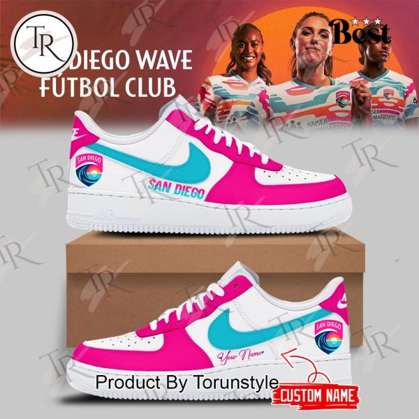 San Diego Wave FC 2024 Air Force 1 Sneakers