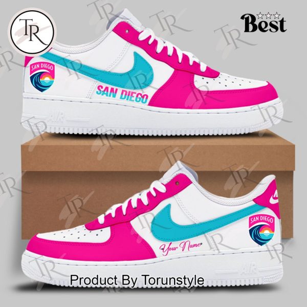 San Diego Wave FC 2024 Air Force 1 Sneakers