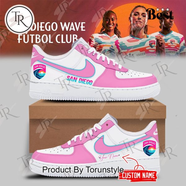 San Diego Wave FC 2024 Air Force 1 Sneakers – Pink