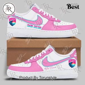 San Diego Wave FC 2024 Air Force 1 Sneakers – Pink