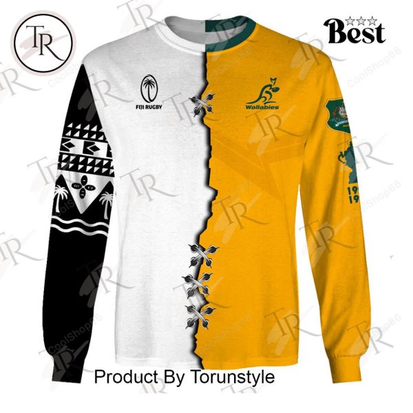 Australia Rugby Wallabies x Fiji Rugby Hoodie