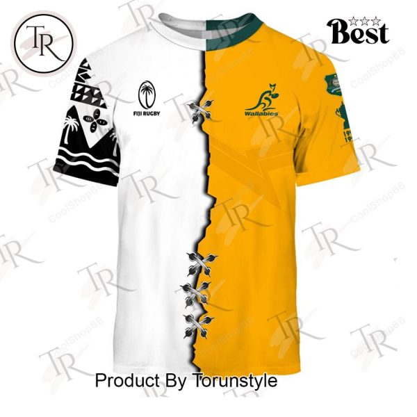 Australia Rugby Wallabies x Fiji Rugby Hoodie