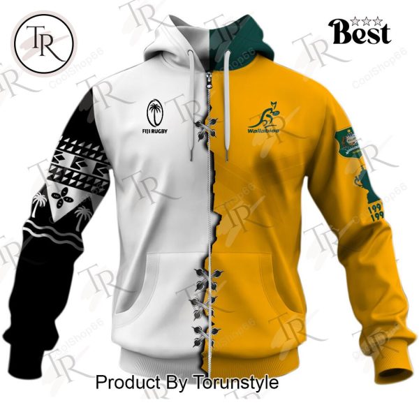 Australia Rugby Wallabies x Fiji Rugby Hoodie