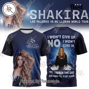 Shakira Las Mujeres Ya No Lloran World Tour Hoodie