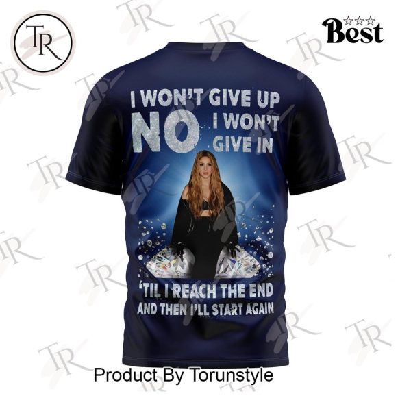 Shakira Las Mujeres Ya No Lloran World Tour T-Shirt