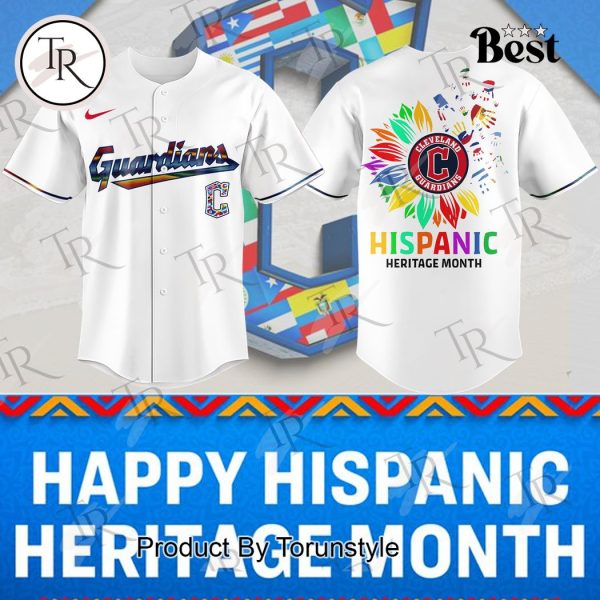 Cleveland Guardians Happy Hispanic Heritage Month Baseball Jersey