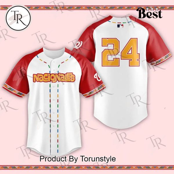 Washington Nationals 2024 Hispanic Heritage Day Baseball Jersey