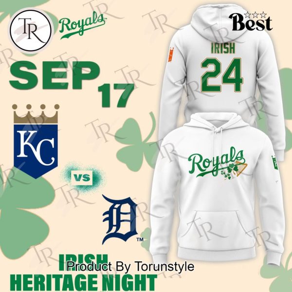 Kansas City Royals 2024 Irish Heritage Night Hoodie