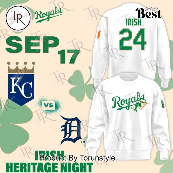 Kansas City Royals 2024 Irish Heritage Night Hoodie