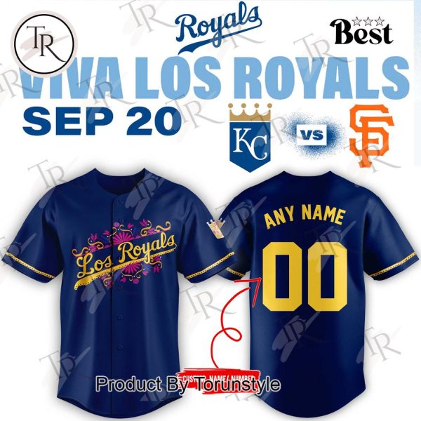 Personalized Kansas City Royals 2024 Viva Los Royals Baseball Jersey