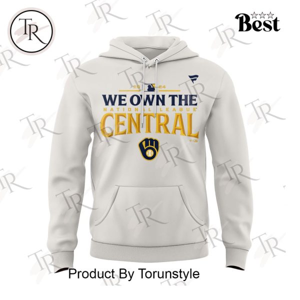 Milwaukee Brewers 2024 We Own The National League Central Back To Back Champions Hoodie