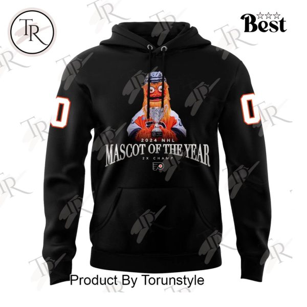 Philadelphia Flyers 2024 NHL Mascot Of The Year Hoodie – Black