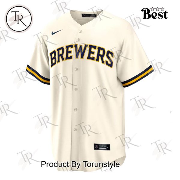 Milwaukee Brewers Fanatics 2024 NL Central Division Champions Baseball Jersey