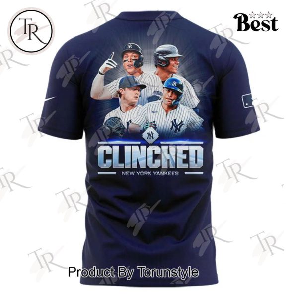 New York Yankees 2024 October Ready Postseason Clinched T-Shirt