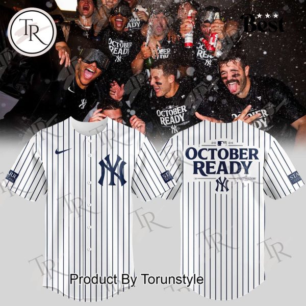 New York Yankees 2024 October Ready Postseason Baseball Jersey