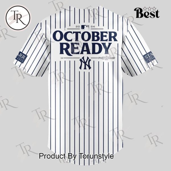 New York Yankees 2024 October Ready Postseason Baseball Jersey