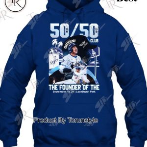 Los Angeles Dodgers Shohei Ohtani 50-50 Season The Founder Of The September , 19, 24 LoanDepot Park T-Shirt