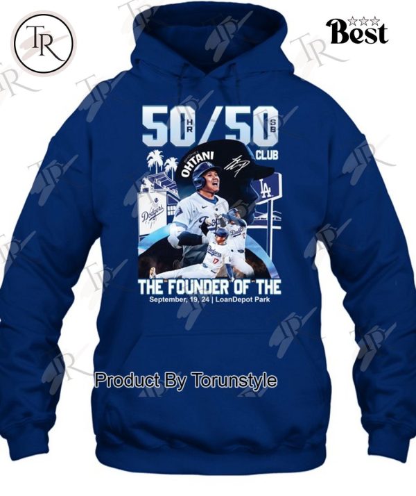 Los Angeles Dodgers Shohei Ohtani 50-50 Season The Founder Of The September , 19, 24 LoanDepot Park T-Shirt