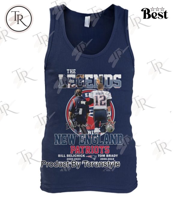 The Legends New England Patriots Bill Belichick & Tom Brady Thank You For The Memories T-Shirt