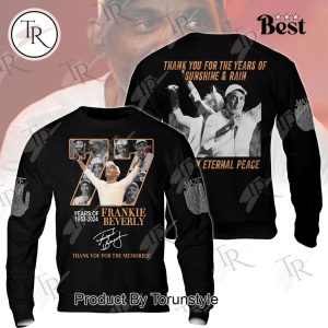 77 Years Of 1953-2024 Frankie Beverly Thank You For The Years Of Sunshine & Rain Hoodie