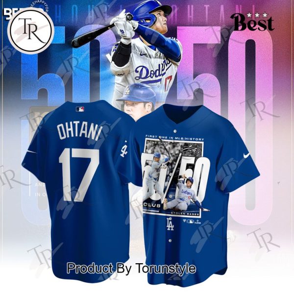 Los Angeles Dodgers Shohei Ohtani 50-50 Hoodie – Blue