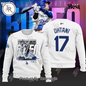 Los Angeles Dodgers Shohei Ohtani 50-50 Hoodie – White