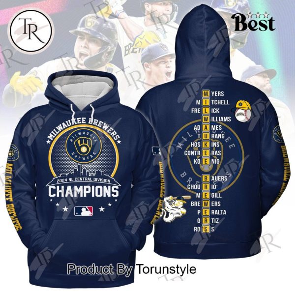 Milwaukee Brewers 2024 NL Central Division Champions Hoodie