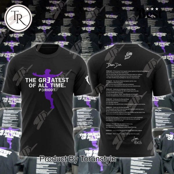 Phoenix Mercury Gr3atest Of All Time P3riodt Deer Dee T-Shirt