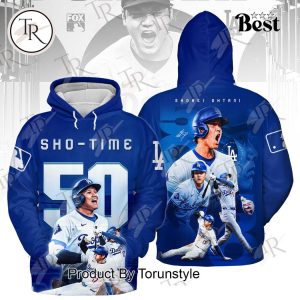 Los Angeles Dodgers Shohei Ohtani 50-50 Hoodie – Blue