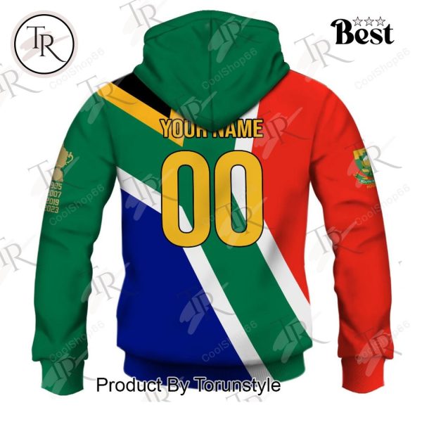 Springboks South Africa Full Flag Hoodie