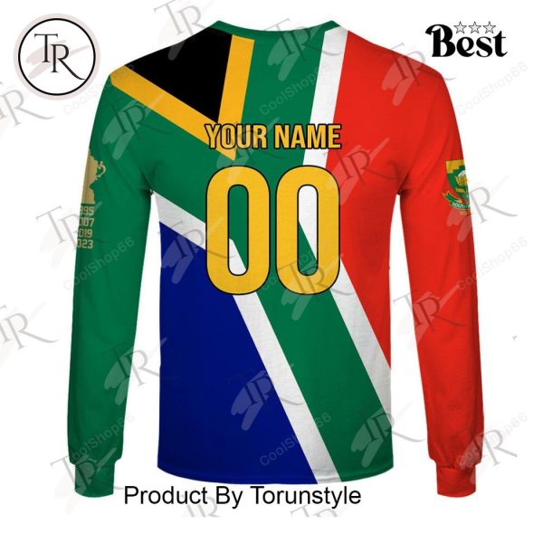 Springboks South Africa Full Flag Hoodie