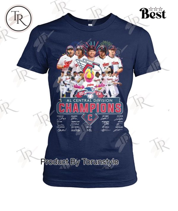 Cleveland Guardians 2024 AL Central Division Champions T-Shirt