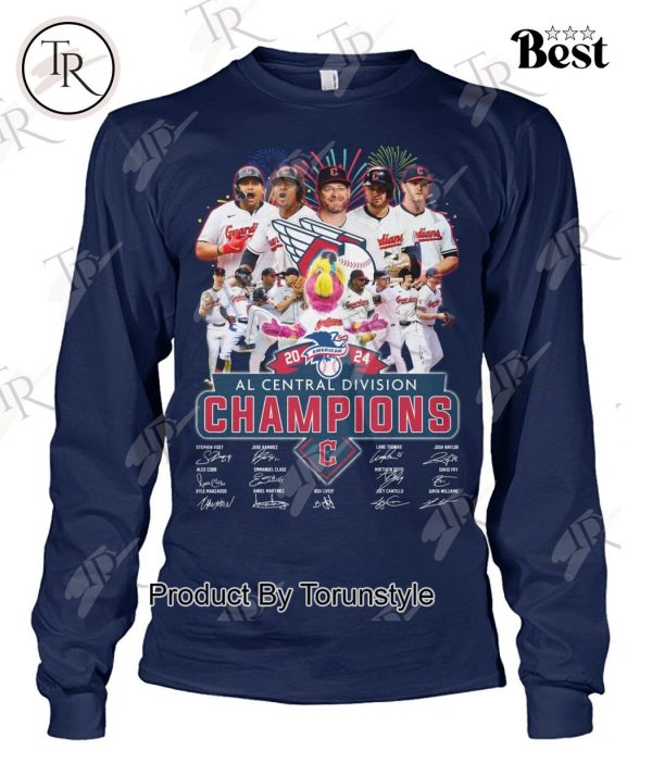 Cleveland Guardians 2024 AL Central Division Champions T-Shirt