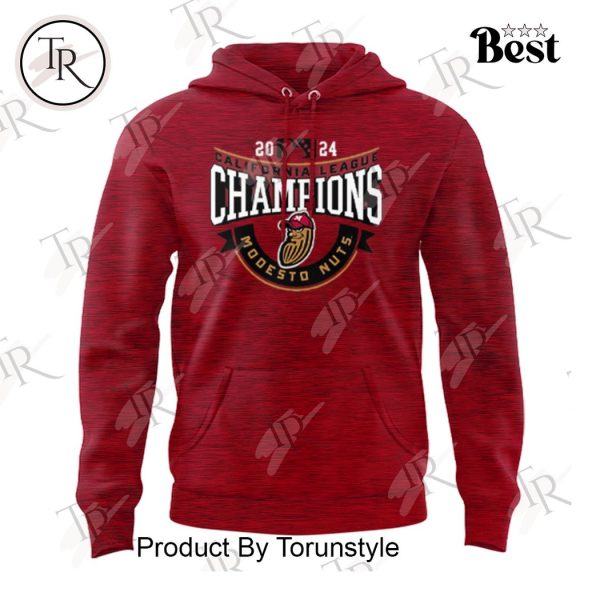 Modesto Nuts Back To Back 2024 California League Champions Hoodie