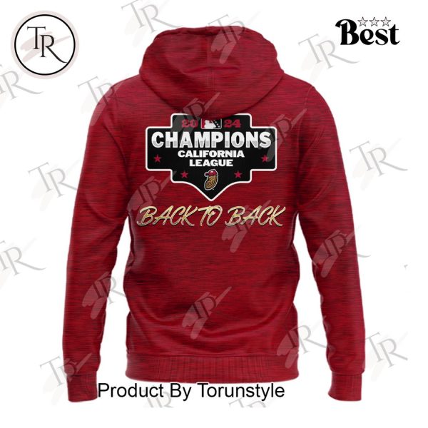 Modesto Nuts Back To Back 2024 California League Champions Hoodie