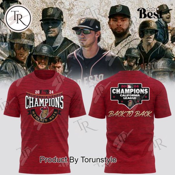 Modesto Nuts Back To Back 2024 California League Champions Hoodie