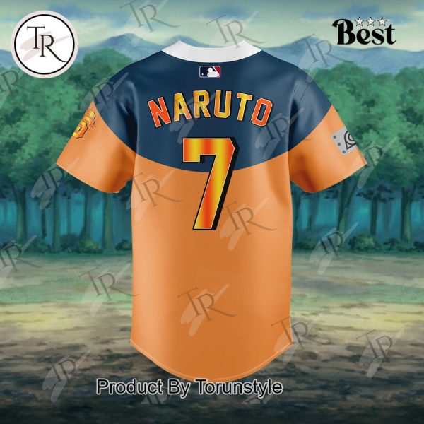 Personalized San Francisco Giants X Naruto Baseball Jersey