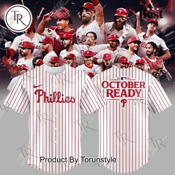 Philadelphia Phillies MLB Postseason 2024 Baseball Jersey