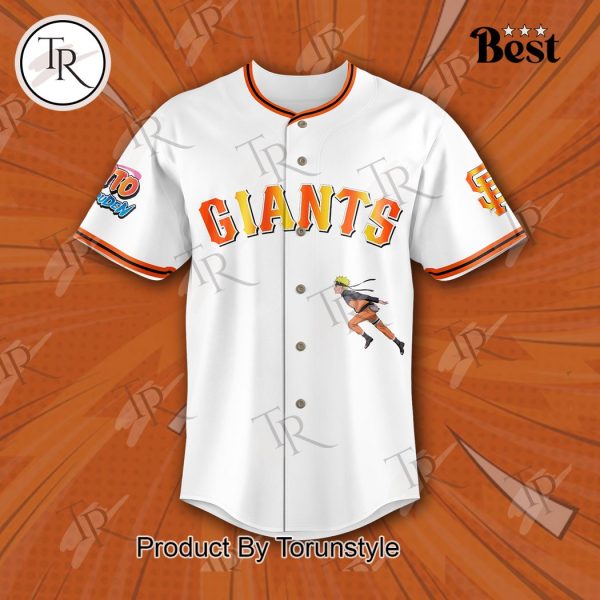 San Francisco Giants Anime Day Naruto Shippuden Baseball Jersey