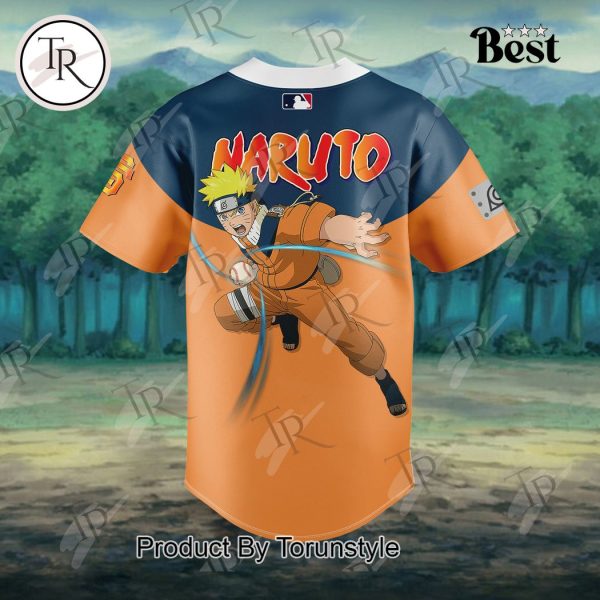 San Francisco Giants X Naruto Baseball Jersey – Blue