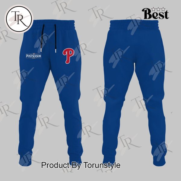 Philadelphia Phillies MLB Postseason 2024 Hoodie, Longpants, Cap – Blue