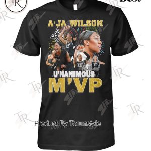 A’Ja Wilson Unanimous MVP T-Shirt