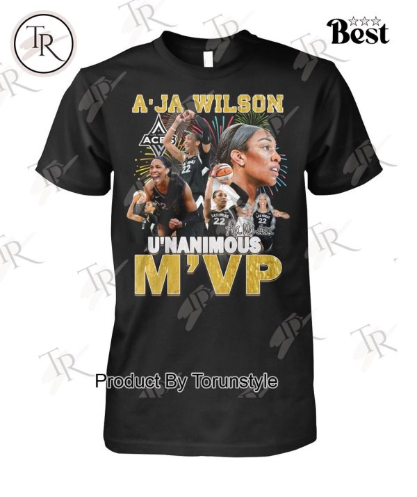 A’Ja Wilson Unanimous MVP T-Shirt