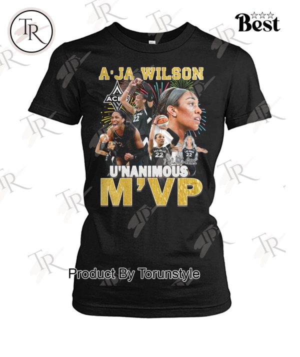 A’Ja Wilson Unanimous MVP T-Shirt